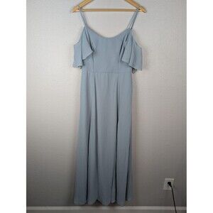 DB Studio Blue Cold Shoulder‎ Maxi Dress Size 6